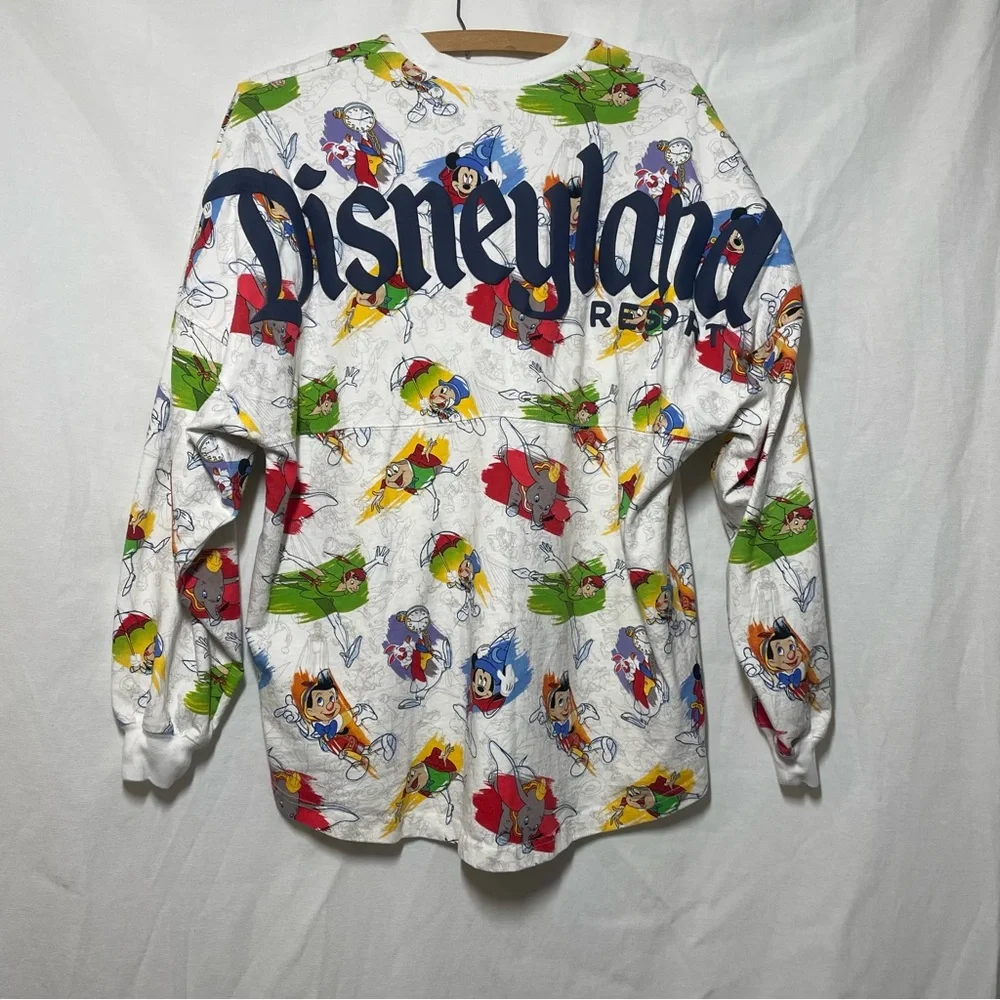 Vintage DisneyLand Resort Spirit Jersey Sweatshirt Small Oversized Unisex - Picture 3 of 5